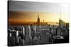 Empire State Building - Sunset - Manhattan - New York City - United States-Philippe Hugonnard-Stretched Canvas