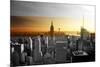 Empire State Building - Sunset - Manhattan - New York City - United States-Philippe Hugonnard-Mounted Photographic Print