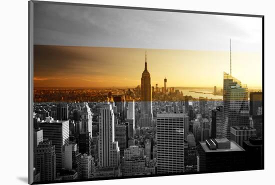 Empire State Building - Sunset - Manhattan - New York City - United States-Philippe Hugonnard-Mounted Photographic Print