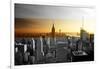 Empire State Building - Sunset - Manhattan - New York City - United States-Philippe Hugonnard-Framed Photographic Print