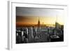 Empire State Building - Sunset - Manhattan - New York City - United States-Philippe Hugonnard-Framed Photographic Print