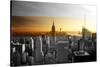 Empire State Building - Sunset - Manhattan - New York City - United States-Philippe Hugonnard-Stretched Canvas