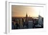 Empire State Building - Sunset - Manhattan - New York City - United States-Philippe Hugonnard-Framed Photographic Print