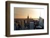 Empire State Building - Sunset - Manhattan - New York City - United States-Philippe Hugonnard-Framed Photographic Print