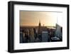 Empire State Building - Sunset - Manhattan - New York City - United States-Philippe Hugonnard-Framed Photographic Print