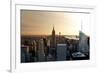 Empire State Building - Sunset - Manhattan - New York City - United States-Philippe Hugonnard-Framed Photographic Print