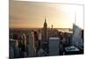 Empire State Building - Sunset - Manhattan - New York City - United States-Philippe Hugonnard-Mounted Photographic Print