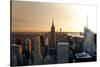 Empire State Building - Sunset - Manhattan - New York City - United States-Philippe Hugonnard-Stretched Canvas