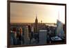 Empire State Building - Sunset - Manhattan - New York City - United States-Philippe Hugonnard-Framed Photographic Print