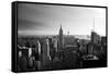 Empire State Building - Sunset - Manhattan - New York City - United States-Philippe Hugonnard-Framed Stretched Canvas