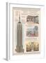 Empire State Building Technical-Lantern Press-Framed Art Print