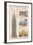 Empire State Building Technical-Lantern Press-Framed Art Print