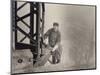 Empire State Building under Construction, 1930 (Gelatin Silver Print)-Lewis Wickes Hine-Mounted Giclee Print