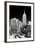 Empire State Building View in Winter-Philippe Hugonnard-Framed Photographic Print