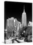 Empire State Building View in Winter-Philippe Hugonnard-Stretched Canvas