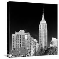Empire State Building View in Winter-Philippe Hugonnard-Stretched Canvas