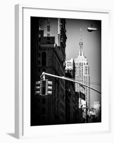 Empire State Building View in Winter-Philippe Hugonnard-Framed Photographic Print