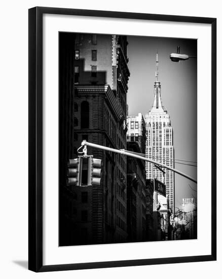 Empire State Building View in Winter-Philippe Hugonnard-Framed Photographic Print