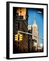 Empire State Building View in Winter-Philippe Hugonnard-Framed Photographic Print