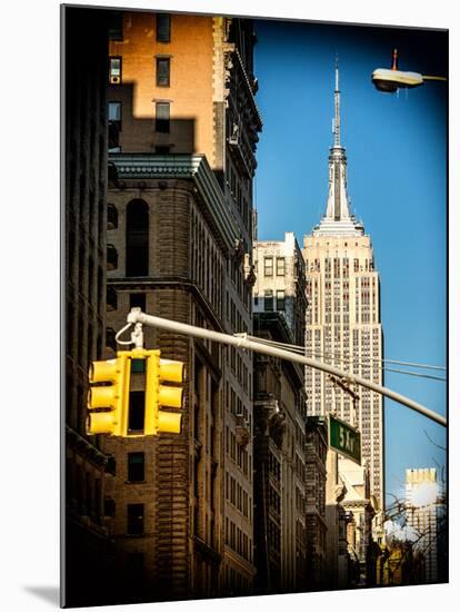 Empire State Building View in Winter-Philippe Hugonnard-Mounted Photographic Print