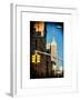 Empire State Building View in Winter-Philippe Hugonnard-Framed Art Print