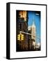 Empire State Building View in Winter-Philippe Hugonnard-Framed Stretched Canvas