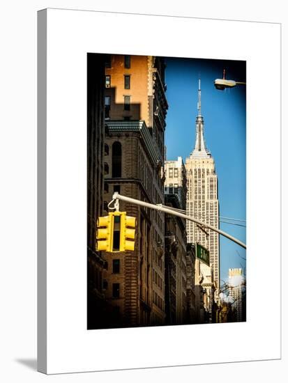 Empire State Building View in Winter-Philippe Hugonnard-Stretched Canvas