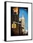 Empire State Building View in Winter-Philippe Hugonnard-Framed Stretched Canvas