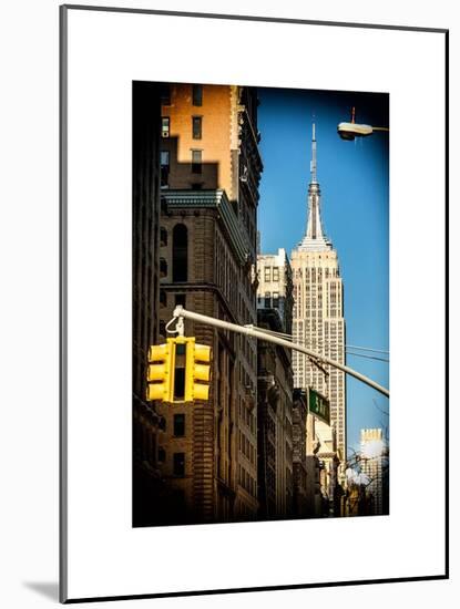 Empire State Building View in Winter-Philippe Hugonnard-Mounted Art Print
