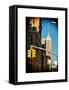 Empire State Building View in Winter-Philippe Hugonnard-Framed Stretched Canvas