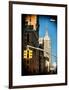 Empire State Building View in Winter-Philippe Hugonnard-Framed Art Print