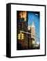 Empire State Building View in Winter-Philippe Hugonnard-Framed Stretched Canvas