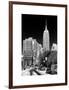 Empire State Building View in Winter-Philippe Hugonnard-Framed Art Print