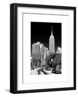 Empire State Building View in Winter-Philippe Hugonnard-Framed Art Print