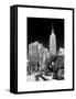 Empire State Building View in Winter-Philippe Hugonnard-Framed Stretched Canvas