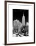 Empire State Building View in Winter-Philippe Hugonnard-Framed Art Print
