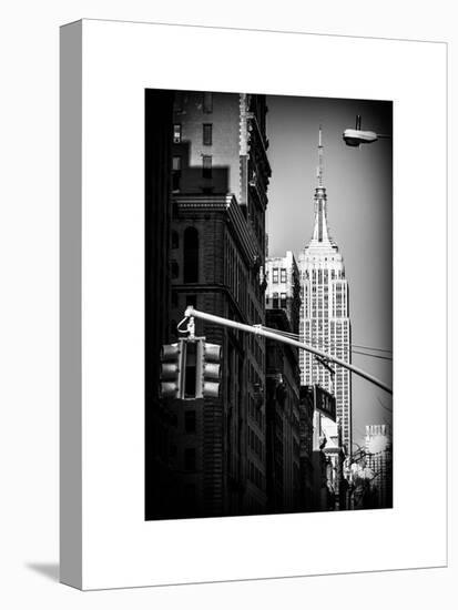 Empire State Building View in Winter-Philippe Hugonnard-Stretched Canvas