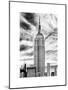 Empire State Building, White Frame, Full Size Photography, Manhattan, New York -Us-Philippe Hugonnard-Mounted Art Print