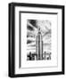 Empire State Building, White Frame, Full Size Photography, Manhattan, New York -Us-Philippe Hugonnard-Framed Art Print