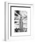 Empire State Building, White Frame, Full Size Photography, Manhattan, New York -Us-Philippe Hugonnard-Framed Art Print