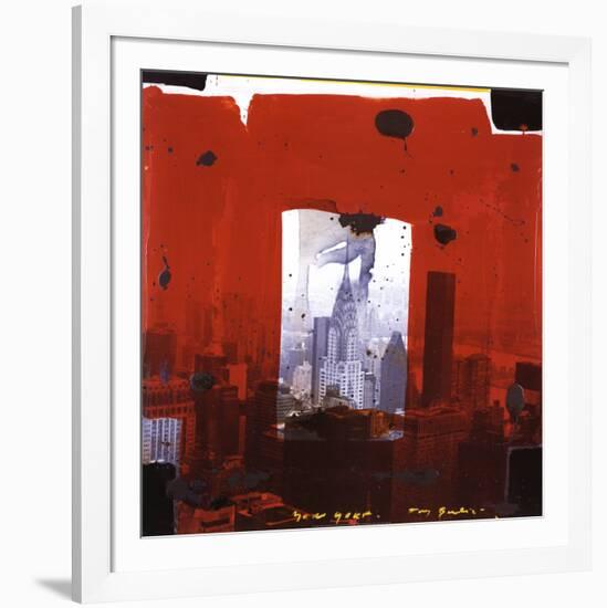 Empire State Building-Tony Soulie-Framed Art Print