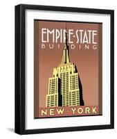 Empire State Building-Brian James-Framed Giclee Print