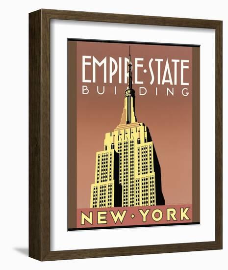 Empire State Building-Brian James-Framed Giclee Print