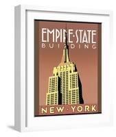 Empire State Building-Brian James-Framed Giclee Print