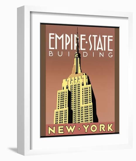 Empire State Building-Brian James-Framed Giclee Print