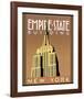 Empire State Building-Brian James-Framed Art Print