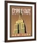 Empire State Building-Brian James-Framed Art Print