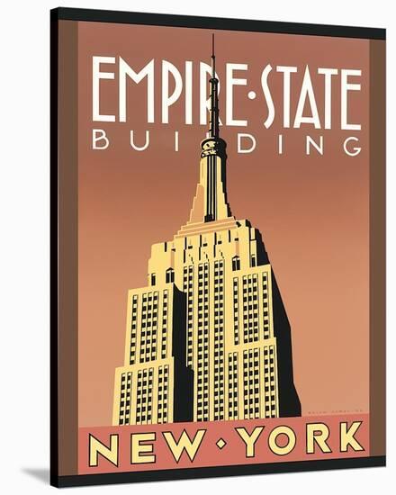 Empire State Building-Brian James-Stretched Canvas