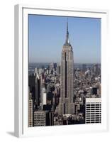 Empire State Building-Richard Drew-Framed Premium Photographic Print