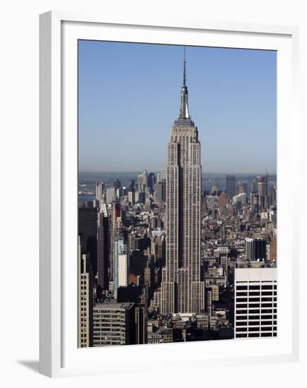 Empire State Building-Richard Drew-Framed Premium Photographic Print